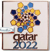 Значок Чемпионат Мира  по футболу  2022 (Катар)